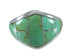 Southwestern Turquoise Inlay Sterling Silver Ring Size 6-1/2 AX88503